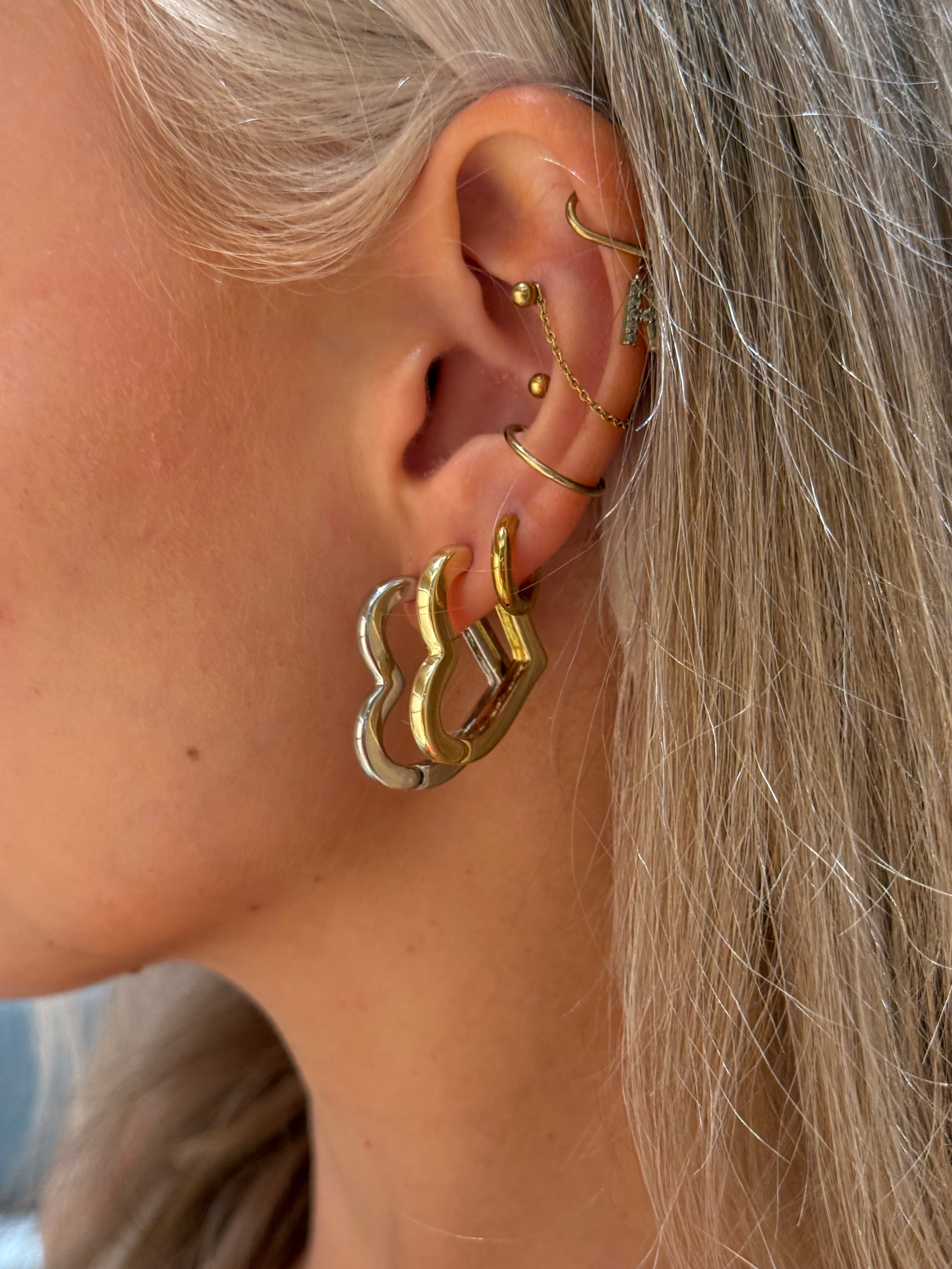 PCJIKKA Earrings - Gold Colour